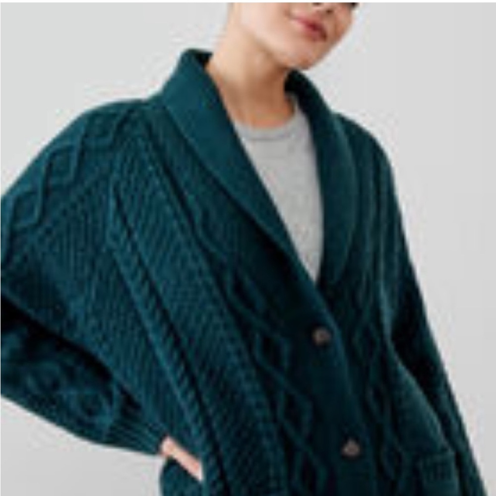 ROOTS Cable Knit Cardigan